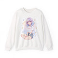 Pastel Moon Girl sweatshirt | Anime pastel aesthetic crewneck - Midnight Solstice Occult Shop