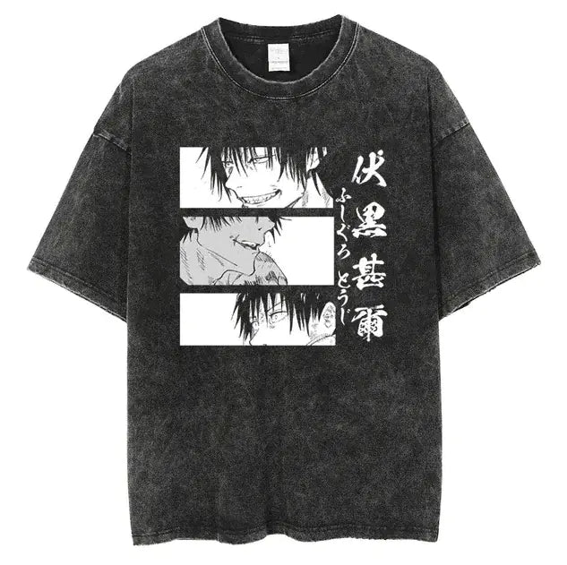 Vintage Washable T-Shirt - Streetwear Anime Graphic | Vintage Clothes