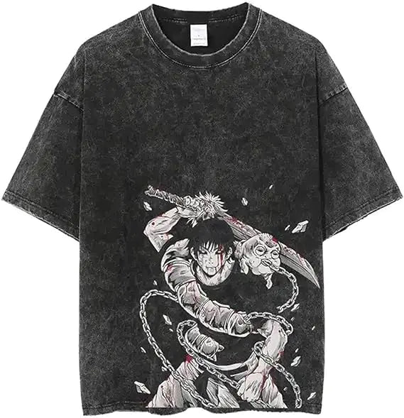 Vintage Washable T-Shirt - Streetwear Anime Graphic | Vintage Clothes