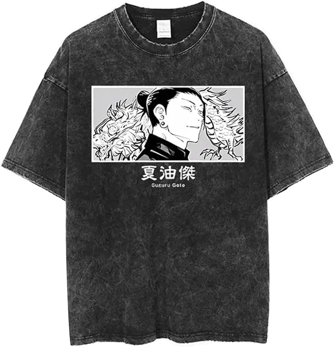 Vintage Washable T-Shirt - Streetwear Anime Graphic | Vintage Clothes
