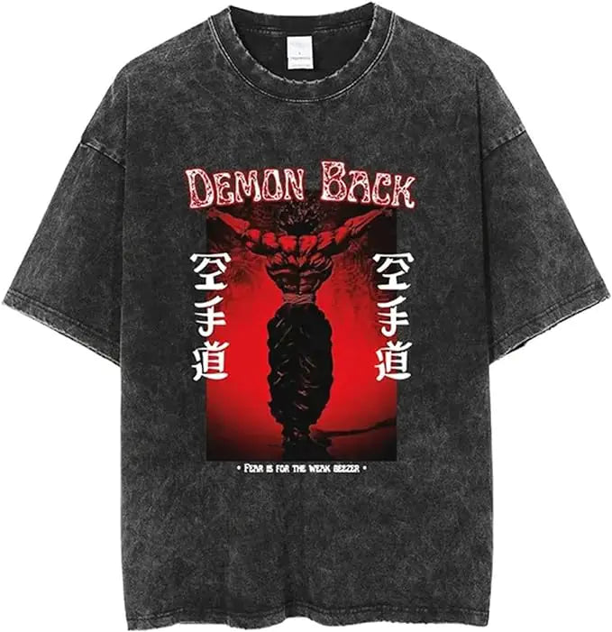 Vintage Washable T-Shirt - Streetwear Anime Graphic | Vintage Clothes