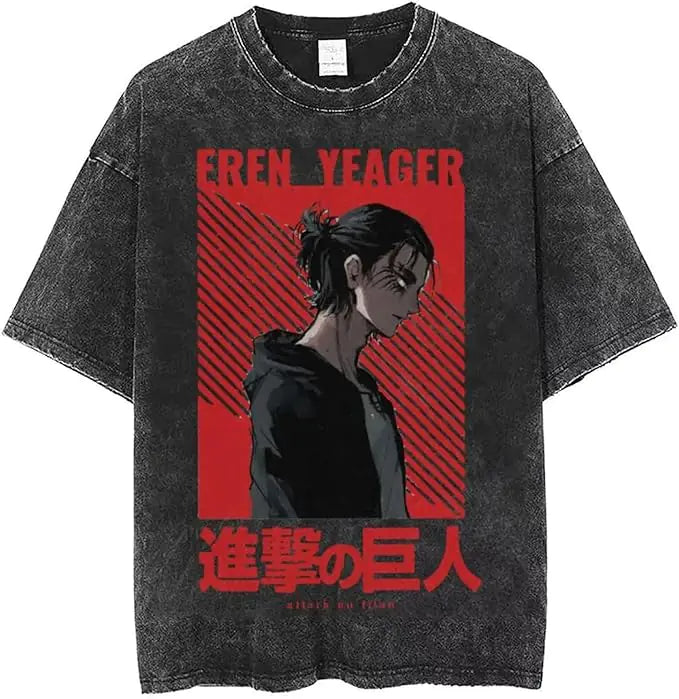 Vintage Washable T-Shirt - Streetwear Anime Graphic | Vintage Clothes