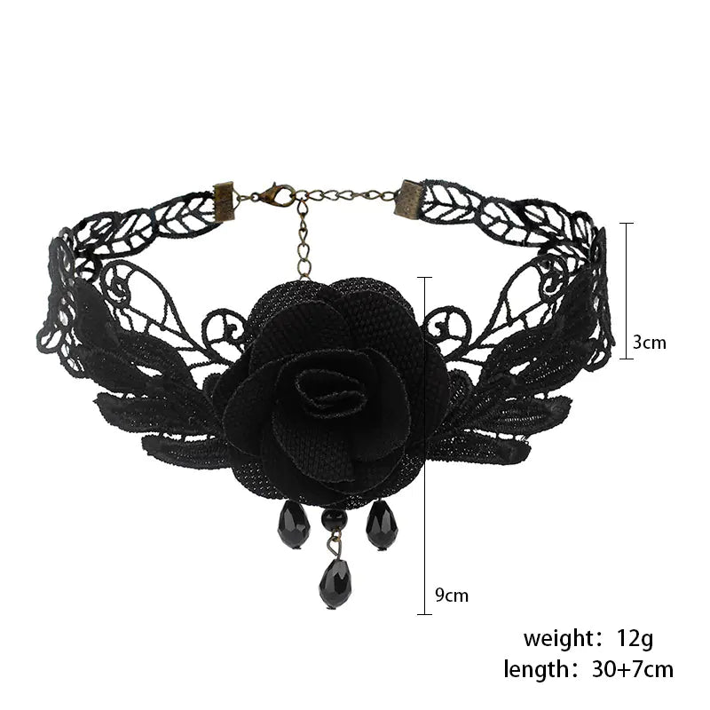 Gothic Style Choker Necklaces - Layered Ethnic Design